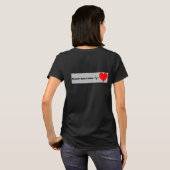 Heart Beats 4 nosework W T-shirt (Achterkant volledig)