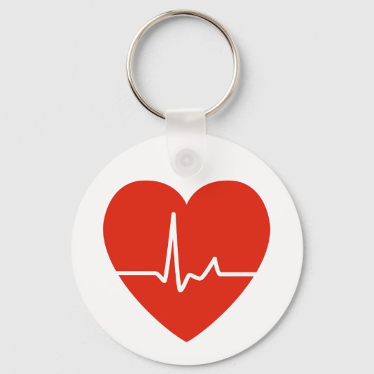 Heart Beats Sleutelhanger (Voorkant)