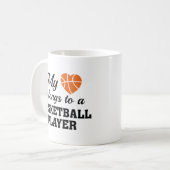 Heart Belange Basketball Koffiemok (Voorkant links)