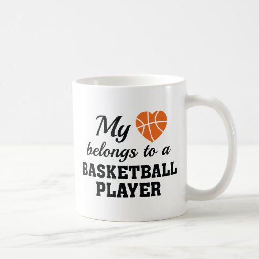Heart Belange Basketball Koffiemok (Rechts)