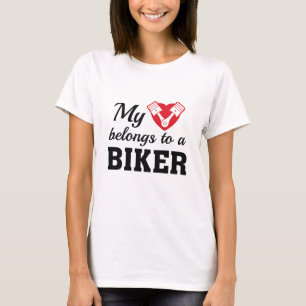 Heart Belangen Biker T-shirt