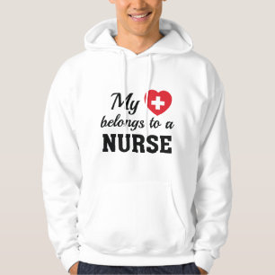 Heart Belangen Nurse Hoodie