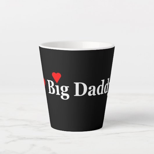 Heart Big Dad Latte Mok (Voorkant)