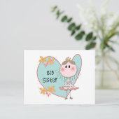 Heart Big Sister Briefkaart (Staand voorkant)
