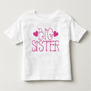 Heart Big Sister Kinder Shirts
