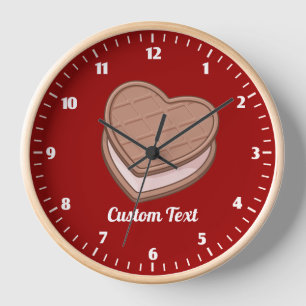 Heart Biscuit - grote klok