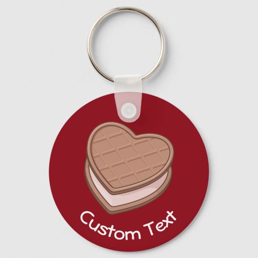 Heart Biscuit-Sleutelhanger Sleutelhanger (Voorkant)