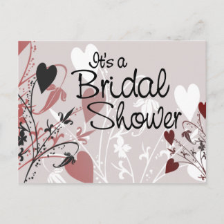 Heart Blossom Briefkaart Uitnodiging