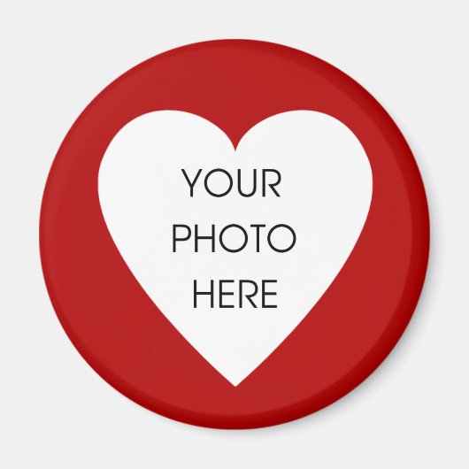 Heart Border Magnet - Sjabloon Magneet (Voorkant)