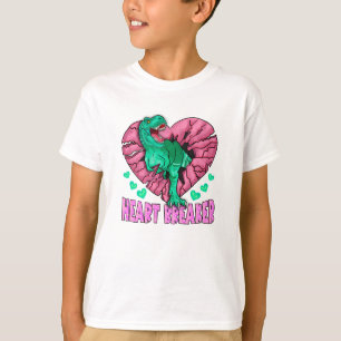 Heart Breaker Funny Dinosaur Valentijnsdag T-shirt