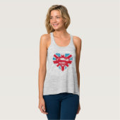Heart British S-Shield Tanktop (Volledige Voorkant)