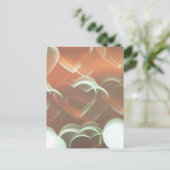 Heart Bubbles Briefkaart (Staand voorkant)