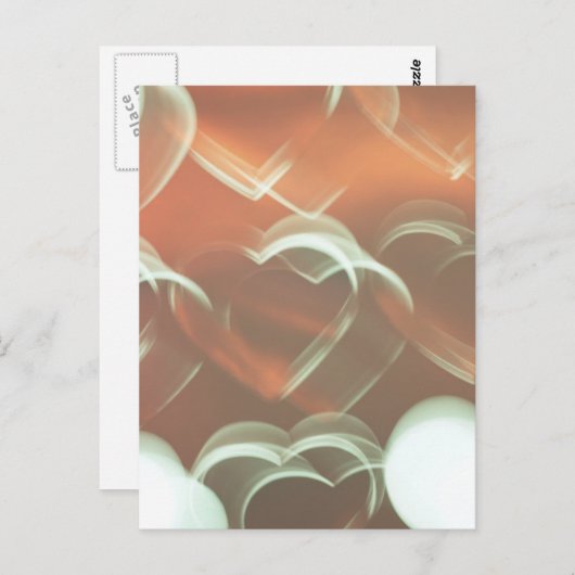 Heart Bubbles Briefkaart (Voorkant / Achterkant)