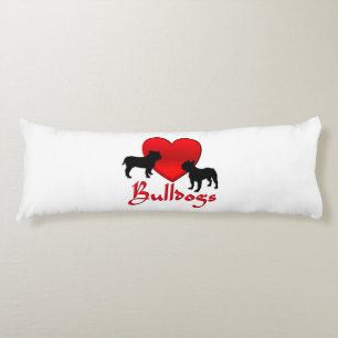 Heart Bulldogs Lichaamskussen