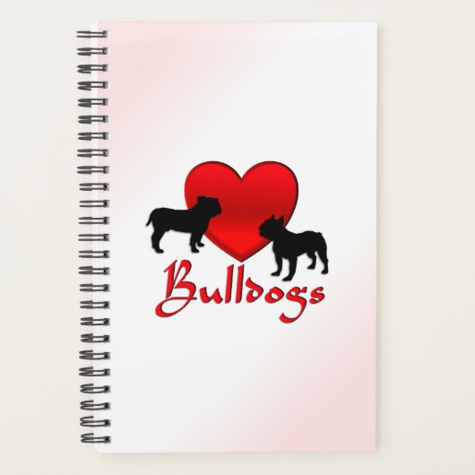 Heart Bulldogs Planner (Voorkant)