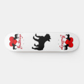 Heart Bulldogs Skateboard (Horizontaal)