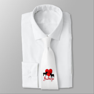 Heart Bulldogs Stropdas