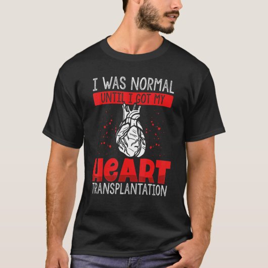 Heart Bypass Heart Transplant Survivor Open Heart  T-shirt (Voorkant)