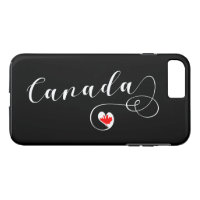 Heart Canada Cell Phone Case, Canadese vlag