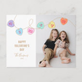 Heart Candy Valentine's Day Photo Carte postale (Devant)