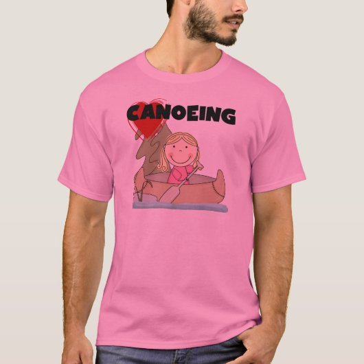 Heart Canoeing Tshirts en Gifts (Voorkant)