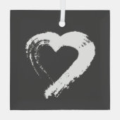 Heart Car Ornament (Achterkant)