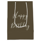 Heart Carved In a Pineapple On a Beach Medium Cadeauzakje (Achterkant)