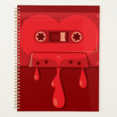 Heart Cassette Tape with Melting Drips (Devant)