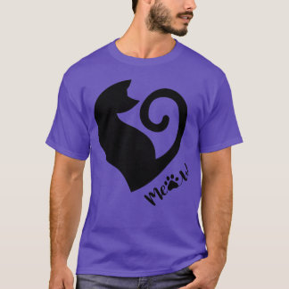 Heart Cat vrienden T-shirt