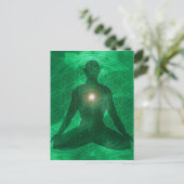 Heart Chakra Anahata Briefkaart (Staand voorkant)