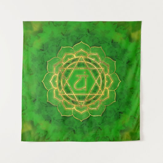 Heart chakra - Anahata Wandkleed (Voorkant)