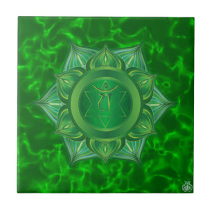 Heart Chakra Ceramic Tile Tegeltje