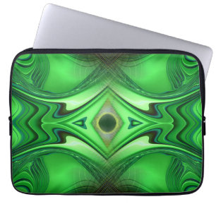 Heart Chakra Energy Herhalingspatroon Laptop Sleeve