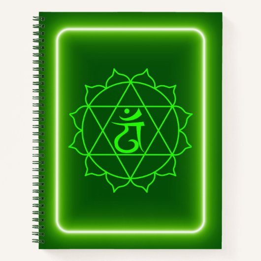 Heart Chakra Journal notitieboek (Voorkant)