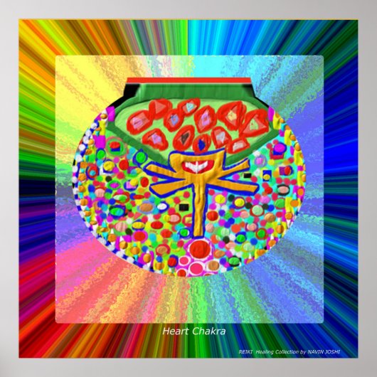 Heart Chakra Poster (Voorkant)
