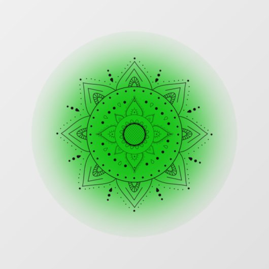 Heart Chakra Raamsticker (Vel)