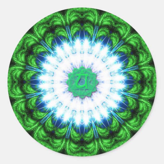 Heart Chakra Sticker (Voorkant)