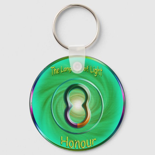 Heart Chakra - Symbool van Honor Sleutelhanger (Voorkant)