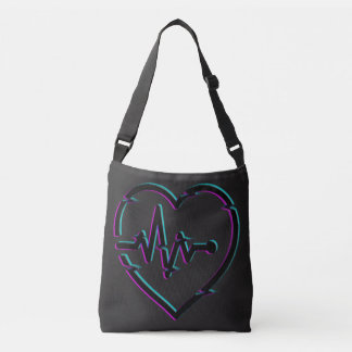 Heart Check All-Over-Print Tas