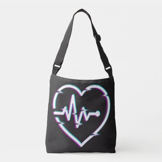Heart Check All-Over-Print Tas (Voorkant)