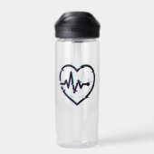 Heart Check CamelBak Eddy® Waterfles (Achterkant)