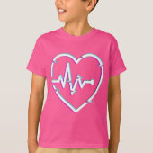 Heart Check Kinderen basic T-shirt (Voorkant)