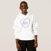 Heart Check Kinderen Pullover Hoodie (Voorkant volledig)