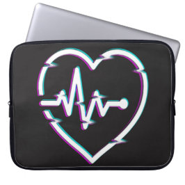 Heart Check Neopreen laptophoes Laptop Sleeve