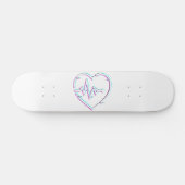 Heart Check Skateboard Deck (Horizontaal)