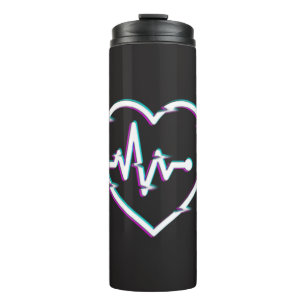 Heart Check Thermal Tumbler Thermosbeker