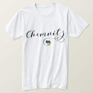 Heart Chemnitz, I Love Chemnitz, Duitsland T-Shirt