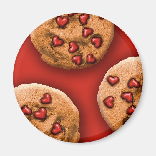 Heart Chip Cookie Magneet (Voorkant)
