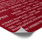 Heart Chocolate Box, suikerwerk Advert Poster (Hoek)