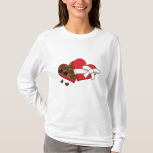 Heart Chocolate Cadebox - Valentijnsdag T-shirt